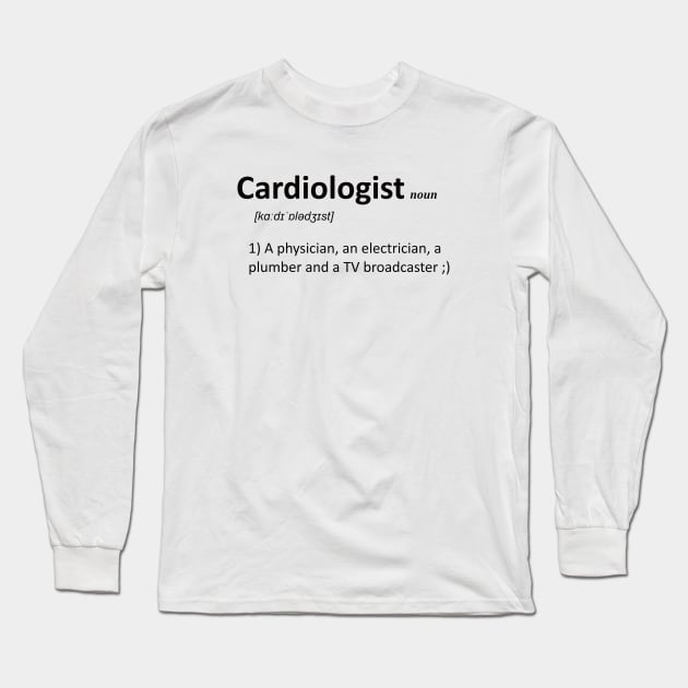 Cardiologist Long Sleeve T-Shirt by wisecolor